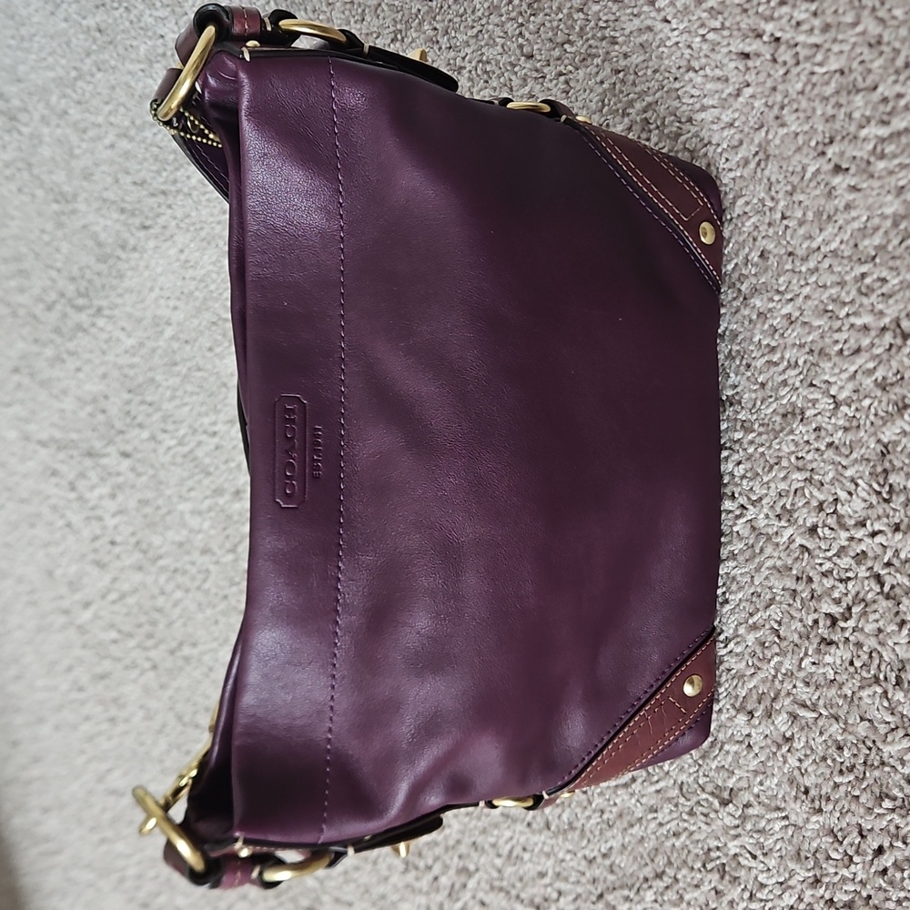Coach Carly Leather Hobo Bag